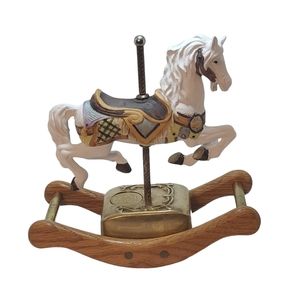 Tobin Fraley Musical Rocking Horse American Carousel Signed Limited Edition